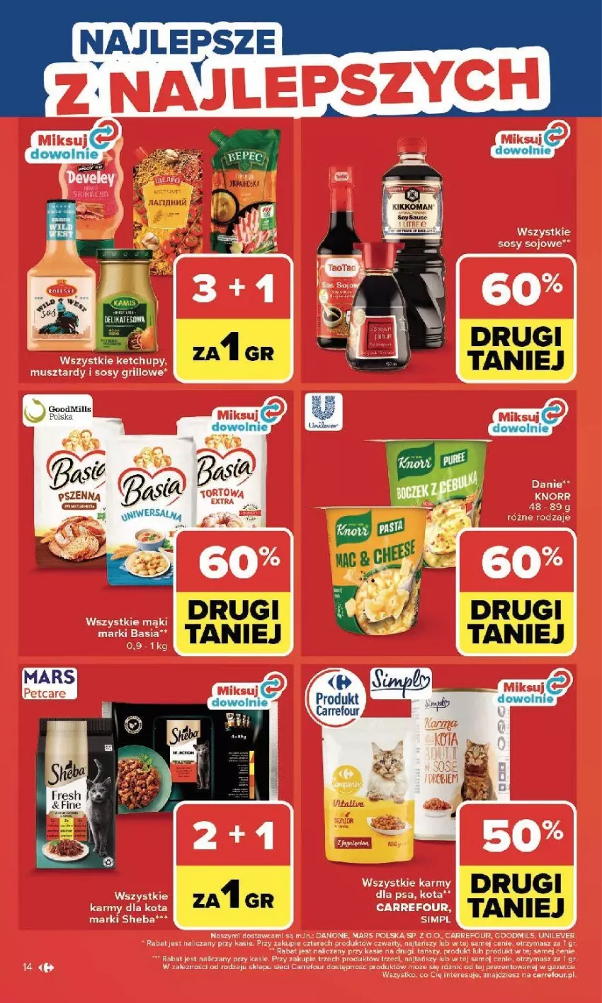 Gazetka promocyjna Carrefour - Gazetka Zmieniliśmy się dla Ciebie - ważna 25.05 do 30.05.2026 - strona 14 - produkty: Grill, Knorr, Mars, Mus, Sos