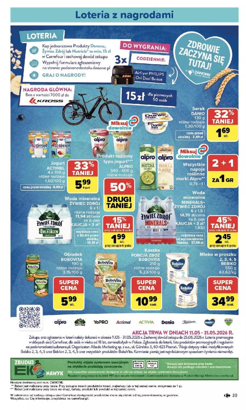 Gazetka promocyjna Carrefour - Gazetka Zmieniliśmy się dla Ciebie - ważna 25.05 do 30.05.2026 - strona 39 - produkty: Bebiko, BEBILON, BoboVita, Danone, Gra, Karmi, Philips