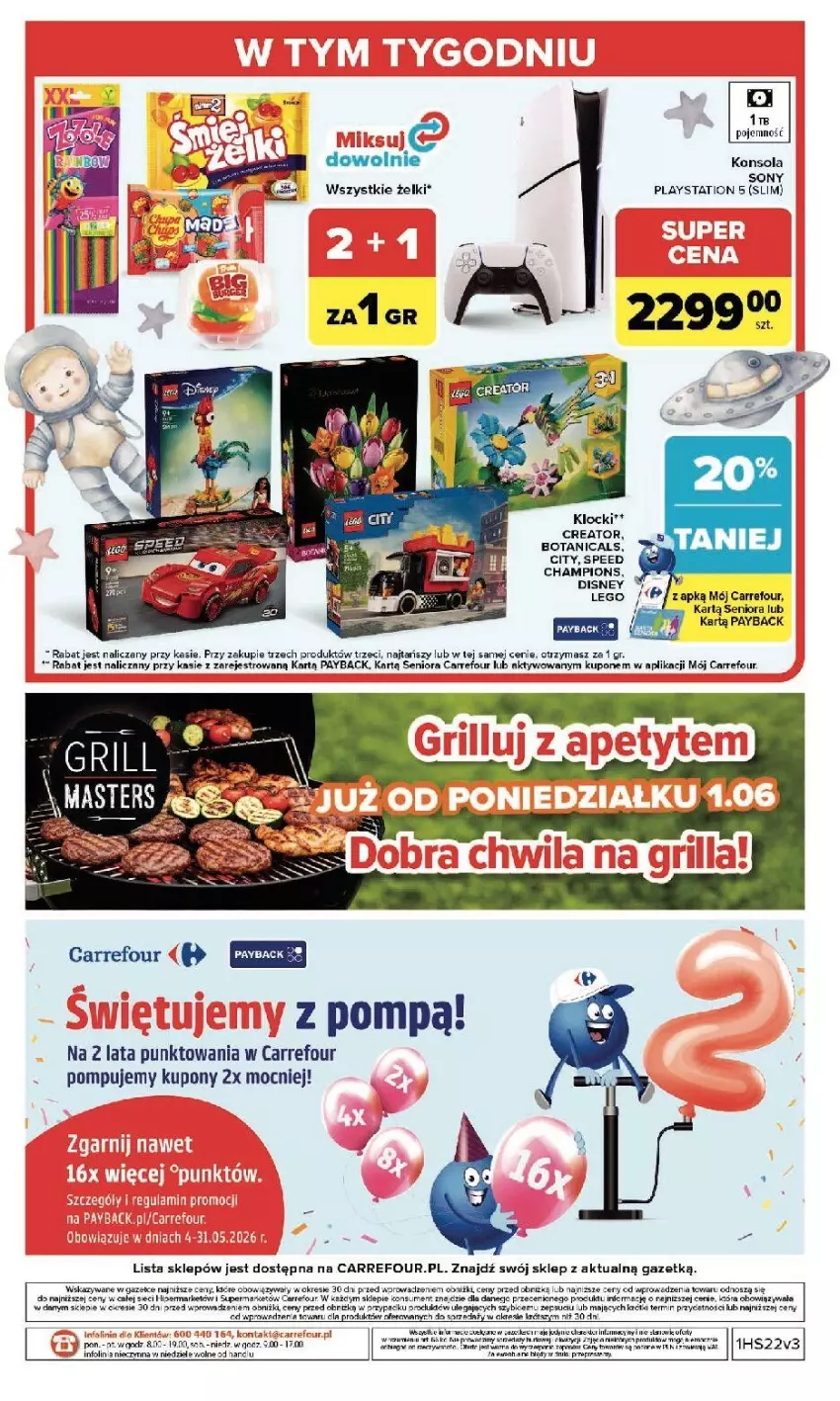 Gazetka promocyjna Carrefour - Gazetka Zmieniliśmy się dla Ciebie - ważna 25.05 do 30.05.2026 - strona 56 - produkty: Disney, Fa, Klocki, LEGO, Mars, Nike, PlayStation, PlayStation 5, Ser, Sony