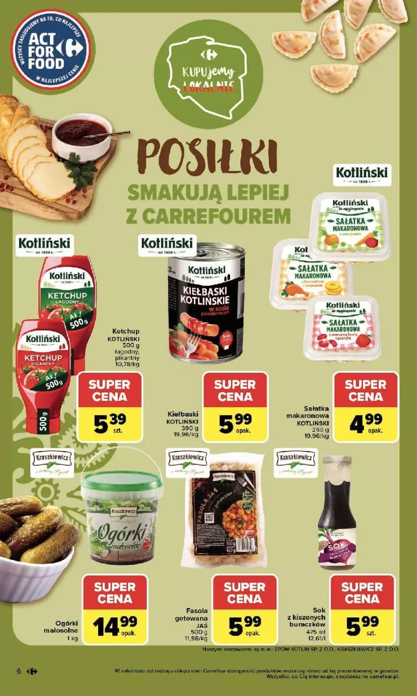 Gazetka promocyjna Carrefour - Gazetka Zmieniliśmy się dla Ciebie - ważna 25.05 do 30.05.2026 - strona 6 - produkty: Fa, Fasola, Makaron, Sałat, Sałatka