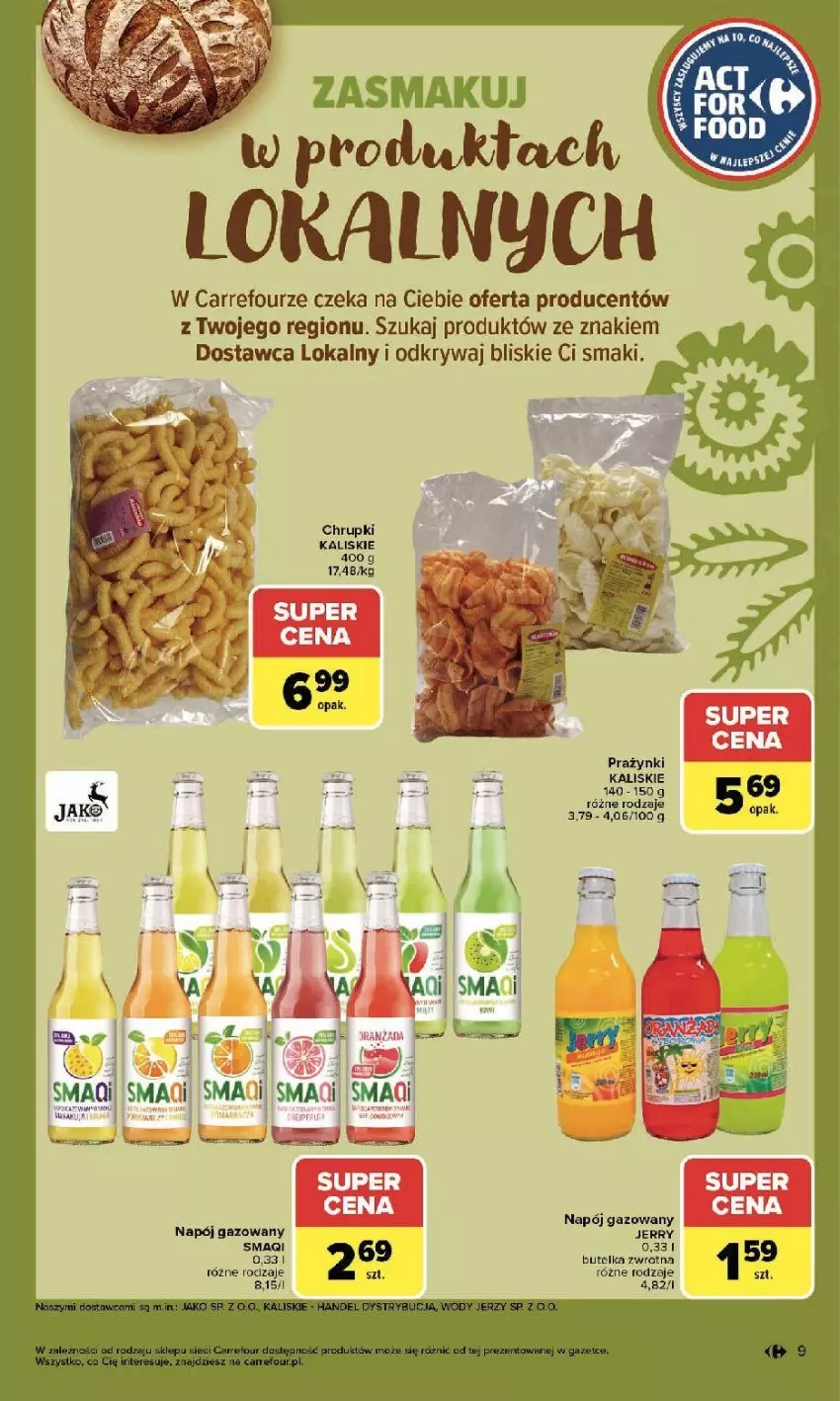 Gazetka promocyjna Carrefour - Gazetka Zmieniliśmy się dla Ciebie - ważna 25.05 do 30.05.2026 - strona 9 - produkty: Chrupki, Napój, Napój gazowany