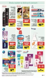 Gazetka promocyjna Carrefour - Gazetka Zmieniliśmy się dla Ciebie - Gazetka - ważna od 30.05 do 30.05.2026 - strona 49 - produkty: Palette, Lactacyd, Zott, Pasta do zębów, Adidas, Taft, Lacalut, Always, Syoss, Flora, Colgate, Lakier, LG, Fa