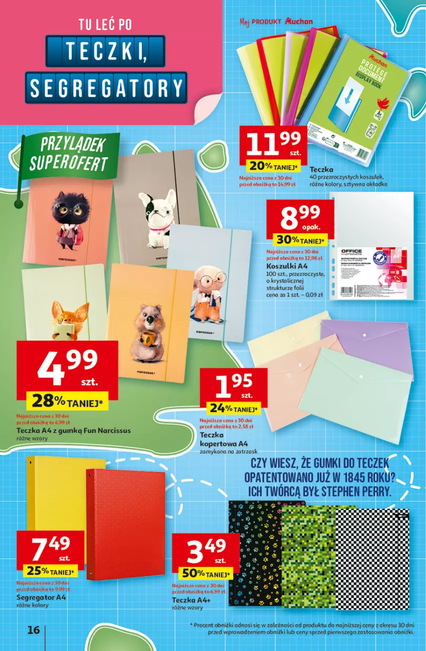 Gazetka promocyjna Auchan - Odlotowe ceny na start szkoły Hipermarket - ważna 21.08 do 27.08.2025 - strona 16 - produkty: Kosz