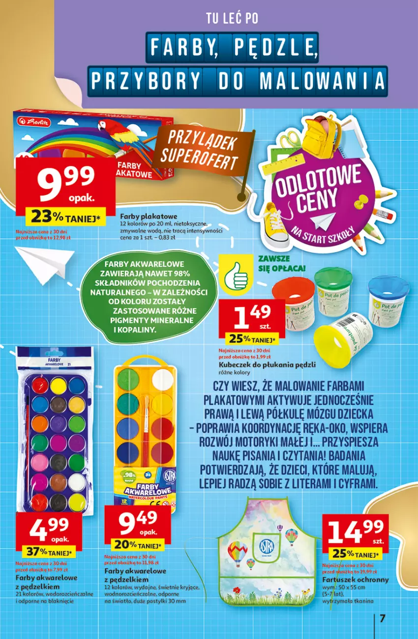 Gazetka promocyjna Auchan - Odlotowe ceny na start szkoły Hipermarket - ważna 21.08 do 27.08.2025 - strona 7 - produkty: Cień, Dzieci, Fa, Pastylki, Por, Tera, Tusz