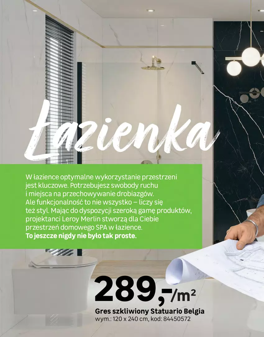 Gazetka promocyjna Leroy Merlin - Katalog Projekty 2021 - ważna 01.06 do 30.09.2021 - strona 40 - produkty: Gres, Gres szkliwiony, LG