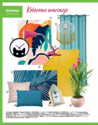 Gazetka promocyjna Leroy Merlin - Katalog Projekty 2021 - Gazetka - ważna od 30.09 do 30.09.2021 - strona 152 - produkty: Kurkuma, Tropical, Brit, Zasłona, Ramka, Narzuta, Zegar, Poduszka, Lampa, Dywan, Osłonka, Lampa wisząca