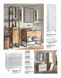 Gazetka promocyjna Leroy Merlin - Katalog Projekty 2021 - Gazetka - ważna od 30.09 do 30.09.2021 - strona 58 - produkty: Mop, Koc, Gra, Szafka pod umywalkę, Słupek, Kosz, Szafka, Umywalka, Lustro