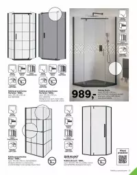 Gazetka promocyjna Leroy Merlin - Katalog Projekty 2021 - Gazetka - ważna od 30.09 do 30.09.2021 - strona 69 - produkty: Kabina prysznicowa, Gra, Tran, Drzwi