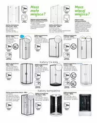 Gazetka promocyjna Leroy Merlin - Katalog Projekty 2021 - Gazetka - ważna od 30.09 do 30.09.2021 - strona 70 - produkty: Kabina prysznicowa, Koc, Lack, Laur, Suszarki, Brodzik, Drzwi, Cersanit