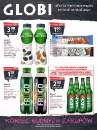 Gazetka promocyjna Carrefour - Gazetka Globi - Gazetka - ważna od 16.08 do 16.08.2021 - strona 1 - produkty: Piwa, Piwo, Piec, Gra, Jogurt, Kosz, Activia, Baton, Napój, Lech Premium