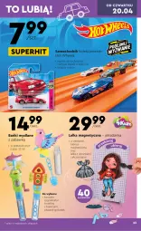 Gazetka promocyjna Biedronka - Okazje tygodnia (niedziela handlowa) - Gazetka - ważna od 30.04 do 30.04.2023 - strona 23 - produkty: Układanka, Chodzik, Mattel, Bateria, Lalka, Hot Wheels