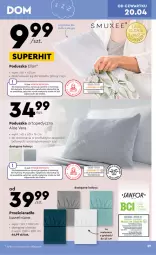 Gazetka promocyjna Biedronka - Okazje tygodnia (niedziela handlowa) - Gazetka - ważna od 30.04 do 30.04.2023 - strona 29 - produkty: Piec, Top, Bell, Materac, Prześcieradło, Tera, Aloe vera, Poduszka, HP, Fa