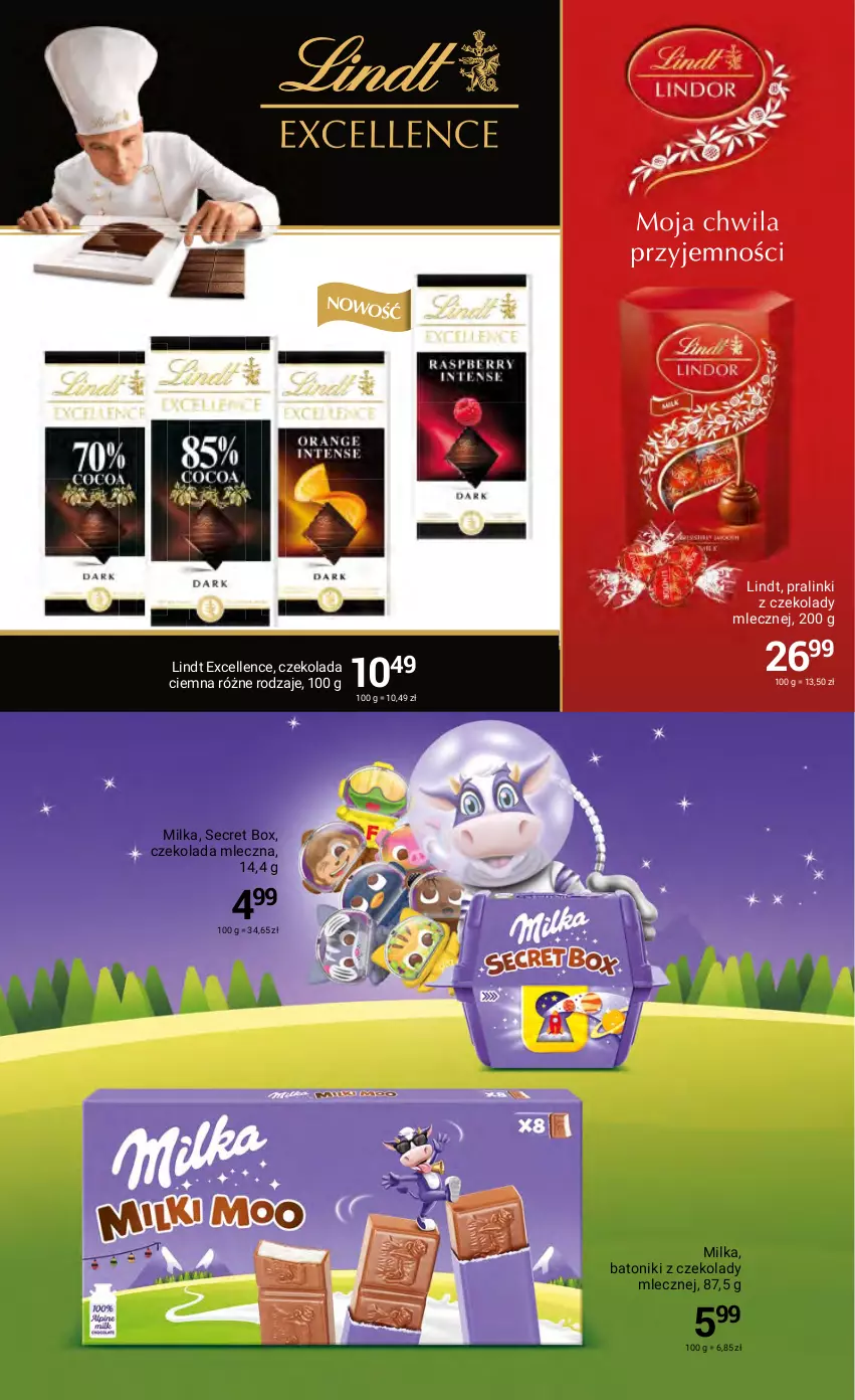 Gazetka promocyjna Rossmann - ważna 20.04 do 04.05.2022 - strona 25 - produkty: Baton, Czekolada, Czekolada mleczna, Lindt, Milka, Tonik