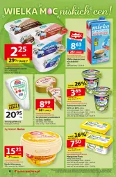 Gazetka promocyjna Auchan - WIELKA MOC Niskich Cen Supermarket - Gazetka - ważna od 19.04 do 19.04.2025 - strona 10 - produkty: Masło klarowane, Ser, Twaróg, Zott, Brie, Serek homogenizowany, Serek, Margaryna, Camembert, Twaróg półtłusty, Mleko zagęszczone, Ser pleśniowy, Flora, Masło, Mleko