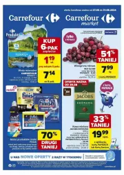 Gazetka promocyjna Carrefour - Gazetka - ważna od 31.08 do 31.08.2024 - strona 1 - produkty: BIC, Jaja, Kawa mielona, Kawa, Winogrona, Jacobs, Wino, Fa