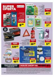 Gazetka promocyjna Carrefour - Gazetka - ważna od 31.08 do 31.08.2024 - strona 13 - produkty: Top, Sok, Gra, Gaśnica, Philips, Wieszak, Castrol, Kosz, Tran, Tarka, Baterie alkaliczne, Latarka, Olej, Trójkąt ostrzegawczy, Akumulator