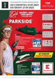 Gazetka promocyjna Kaufland - Zapowiedź oferty - Gazetka - ważna od 20.09 do 20.09.2023 - strona 1 - produkty: Parkside, Top, Por, Gra, Tera