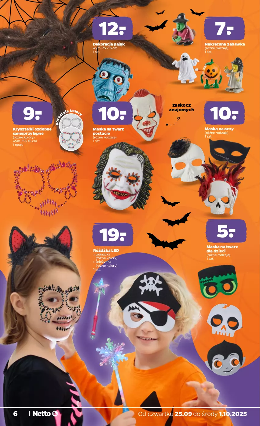 Gazetka promocyjna Netto - Od Czwartku Przemysłowa - ważna 25.09 do 01.10.2025 - strona 6 - produkty: Dzieci, Koc, Maska, Mop, Zabawka