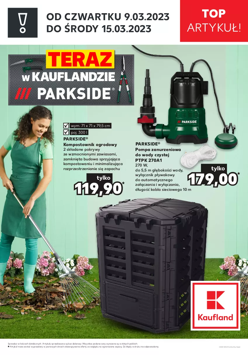 Gazetka promocyjna Kaufland - ZAPOWIEDŹ NASTĘPNEJ OFERTY - ważna 02.03 do 08.03.2023 - strona 1 - produkty: Gra, Parkside, Tera, Top