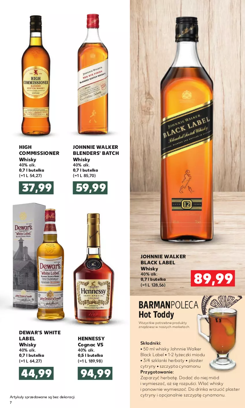 Gazetka promocyjna Kaufland - Barek - ważna 04.02 do 17.02.2021 - strona 7 - produkty: Blender, Cytryny, Inka, Johnnie Walker, Lack, Lanki, Miód, Whisky