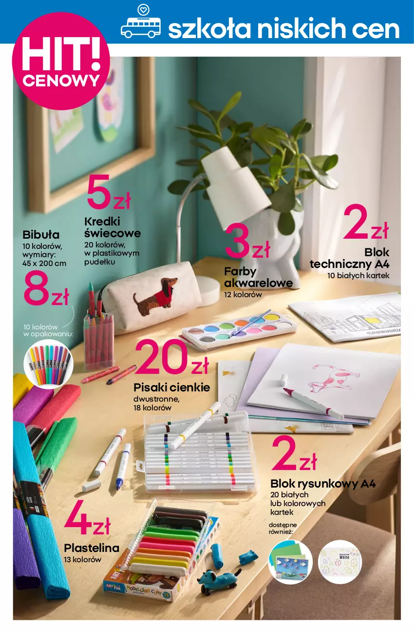 Gazetka promocyjna Pepco - Wszystko do szkoły jest tu - ważna 21.08 do 03.09.2025 - strona 6 - produkty: Fa, Klej, Piórnik, Plastelina