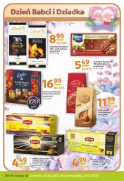 Gazetka promocyjna Gama - Gazetka Gama - Gazetka - ważna od 20.01 do 20.01.2023 - strona 4 - produkty: Ser, Praliny, Lindor, Lipton, Czekolada, Herbata, Lindt, Baryłki
