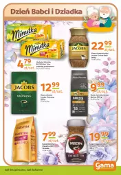 Gazetka promocyjna Gama - Gazetka Gama - Gazetka - ważna od 20.01 do 20.01.2023 - strona 5 - produkty: Piec, Kawa rozpuszczalna, Kawa ziarnista, Kawa mielona, Kawa, Jacobs, Woseba, Herbata