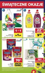 Gazetka promocyjna Carrefour - Gazetka Weekend okazji już od środy! - Gazetka - ważna od 04.04 do 04.04.2026 - strona 13 - produkty: Por, Gin, Do mycia naczyń, Papier, Płyn do mycia naczyń, Papier toaletowy, Fairy, Płyn do mycia, Zmywarki, Ariel, LG, Fa