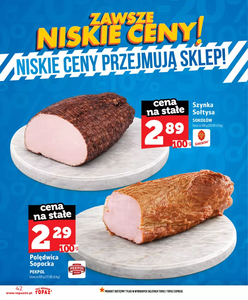 Gazetka promocyjna Topaz - Gazetka - ważna 18.06 do 24.06.2026 - strona 42 - produkty: Top