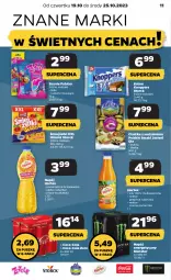 Gazetka promocyjna Netto - Artykuły spożywcze - Gazetka - ważna od 25.10 do 25.10.2023 - strona 11 - produkty: Ciastka, Sok, Por, Mus, Napój energetyczny, Cukier, Coca-Cola, Rubin, Baton, Knoppers, Cukierki, Arbuz, Napój, Nimm2, Nektar, Grejpfrut, Hortex