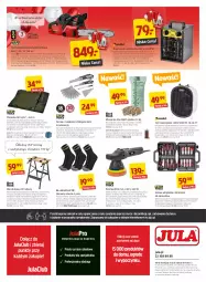 Gazetka promocyjna Jula - Gazetka - Gazetka - ważna od 07.11 do 07.11.2021 - strona 4 - produkty: Piec, Zestaw wkrętaków, Akumulatorowa pilarka łańcuchowa, Top, Sok, Por, Noż, Gra, Inka, Ryba, Termos, Stół, Karp, Nagrzewnica elektryczna, Tera, Warka, Talerz, Wełna, Wkręt, Termowentylator, Waga, Olej, Metro, Intel, Akumulator