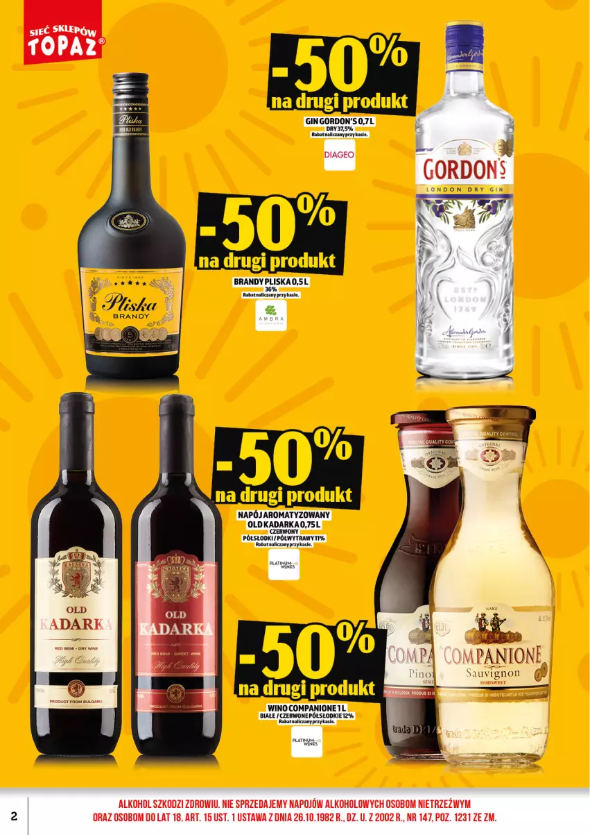 Gazetka promocyjna Topaz - Gazetka - ważna 01.08 do 16.08.2026 - strona 4 - produkty: Brandy