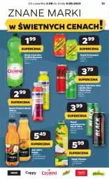 Gazetka promocyjna Netto - Artykuły spożywcze - Gazetka - ważna od 09.08 do 09.08.2023 - strona 13 - produkty: Sok, Mus, Napój energetyczny, Ananas, Coca-Cola, Lack, Schweppes, Szyna, Cappy, Fanta, Woda mineralna, Woda, Sprite, Napój, Kokos, Fa