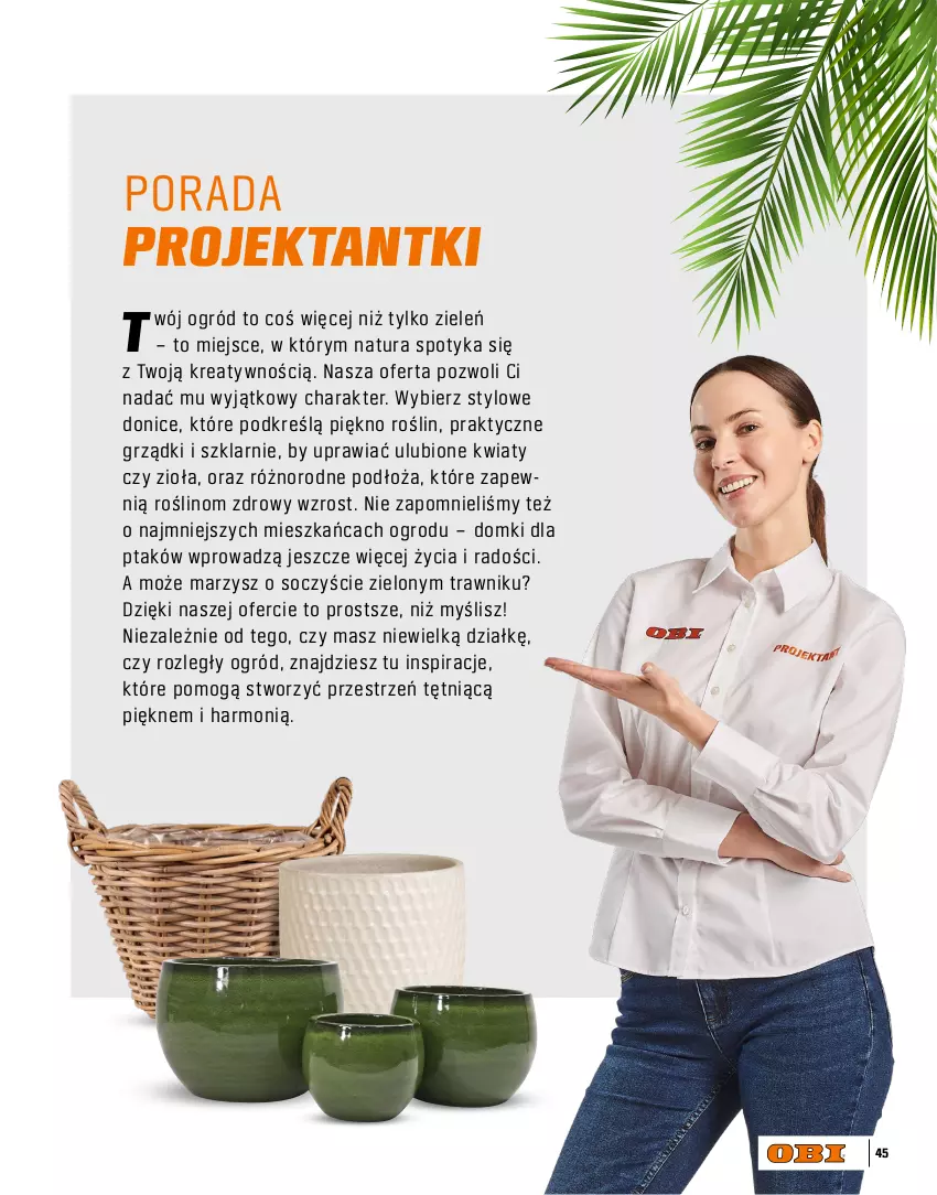 Gazetka promocyjna Obi - Gazetka OBI - ważna 09.04 do 31.08.2025 - strona 45 - produkty: Ogród, Por