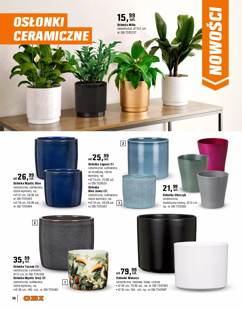 Gazetka promocyjna Obi - Gazetka OBI - ważna 09.04 do 31.08.2025 - strona 56 - produkty: Gra, Mars, Osłonka, Storczyk