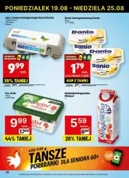Gazetka promocyjna Delikatesy Centrum - Gazetka - ważna od 25.08 do 25.08.2024 - strona 15 - produkty: Ser, Rum, Jaja, Serek homogenizowany, Serek, Danio