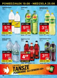 Gazetka promocyjna Delikatesy Centrum - Gazetka - ważna od 25.08 do 25.08.2024 - strona 26 - produkty: Sok, Rum, Coca-Cola, Hellena, Lipton, Napój gazowany, Tymbark, Woda mineralna, Woda, Napój