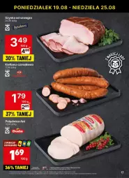 Gazetka promocyjna Delikatesy Centrum - Gazetka - ważna od 25.08 do 25.08.2024 - strona 9 - produkty: Gra, Duda, Szynka, Kiełbasa