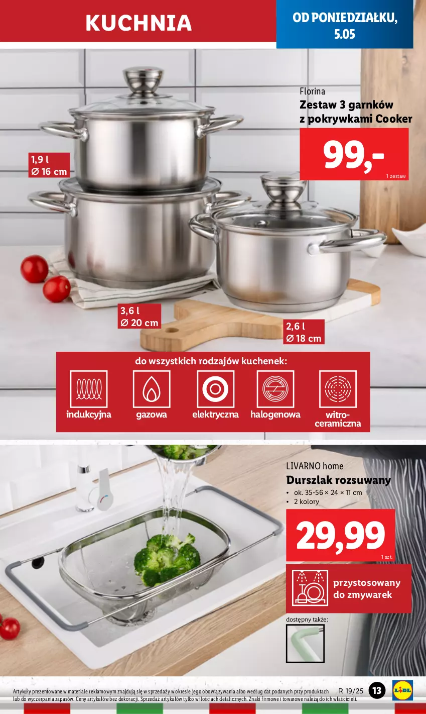 Gazetka promocyjna Lidl - GAZETKA - ważna 05.05 do 10.05.2025 - strona 15 - produkty: Durszlak, Halo, Ivar, Kuchnia