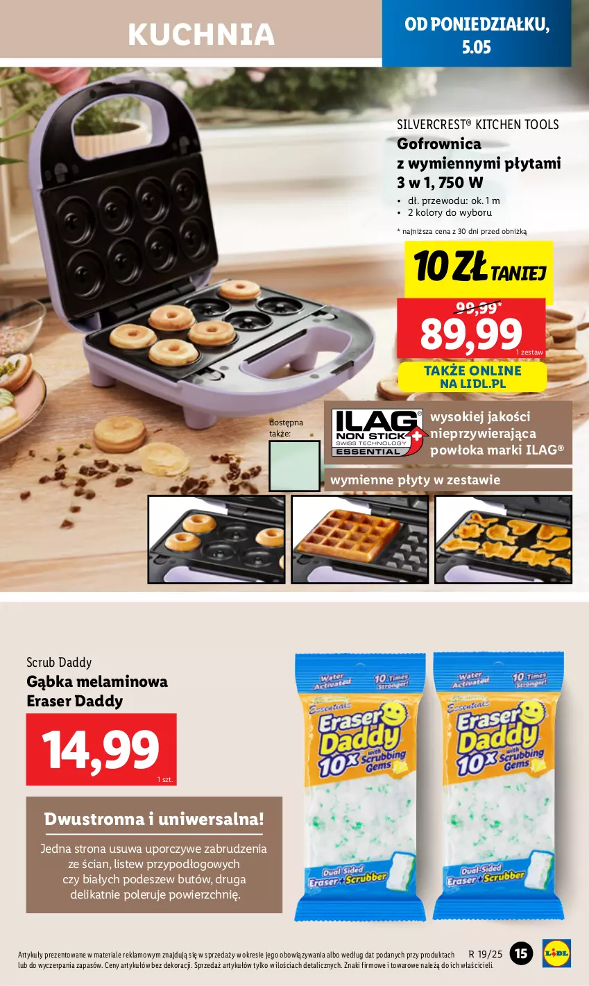 Gazetka promocyjna Lidl - GAZETKA - ważna 05.05 do 10.05.2025 - strona 17 - produkty: Gofrownica, Kuchnia, Płyta, Por, Ser, Silvercrest, Sok