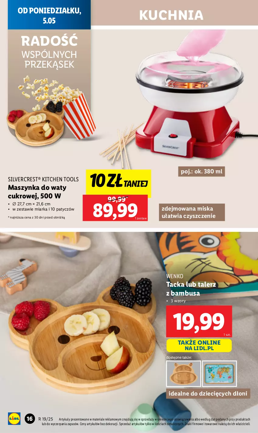 Gazetka promocyjna Lidl - GAZETKA - ważna 05.05 do 10.05.2025 - strona 18 - produkty: Dzieci, Kuchnia, Maszynka, Miarka, Miska, Silvercrest, Szynka, Talerz