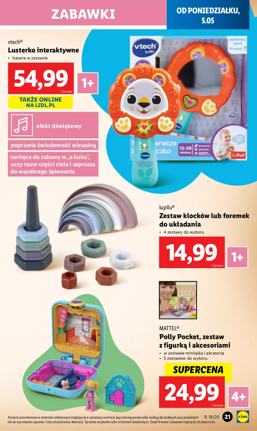 Gazetka promocyjna Lidl - GAZETKA - ważna 05.05 do 10.05.2025 - strona 23 - produkty: Lalka, Mattel, Polly Pocket, Tera