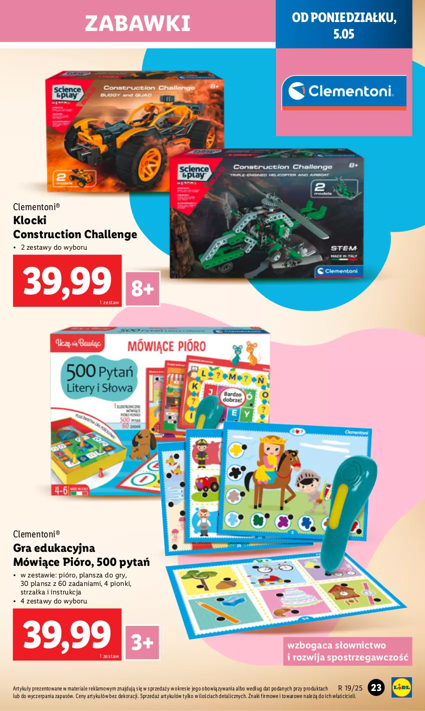 Gazetka promocyjna Lidl - GAZETKA - ważna 05.05 do 10.05.2025 - strona 25 - produkty: Gra, Gry, Klocki