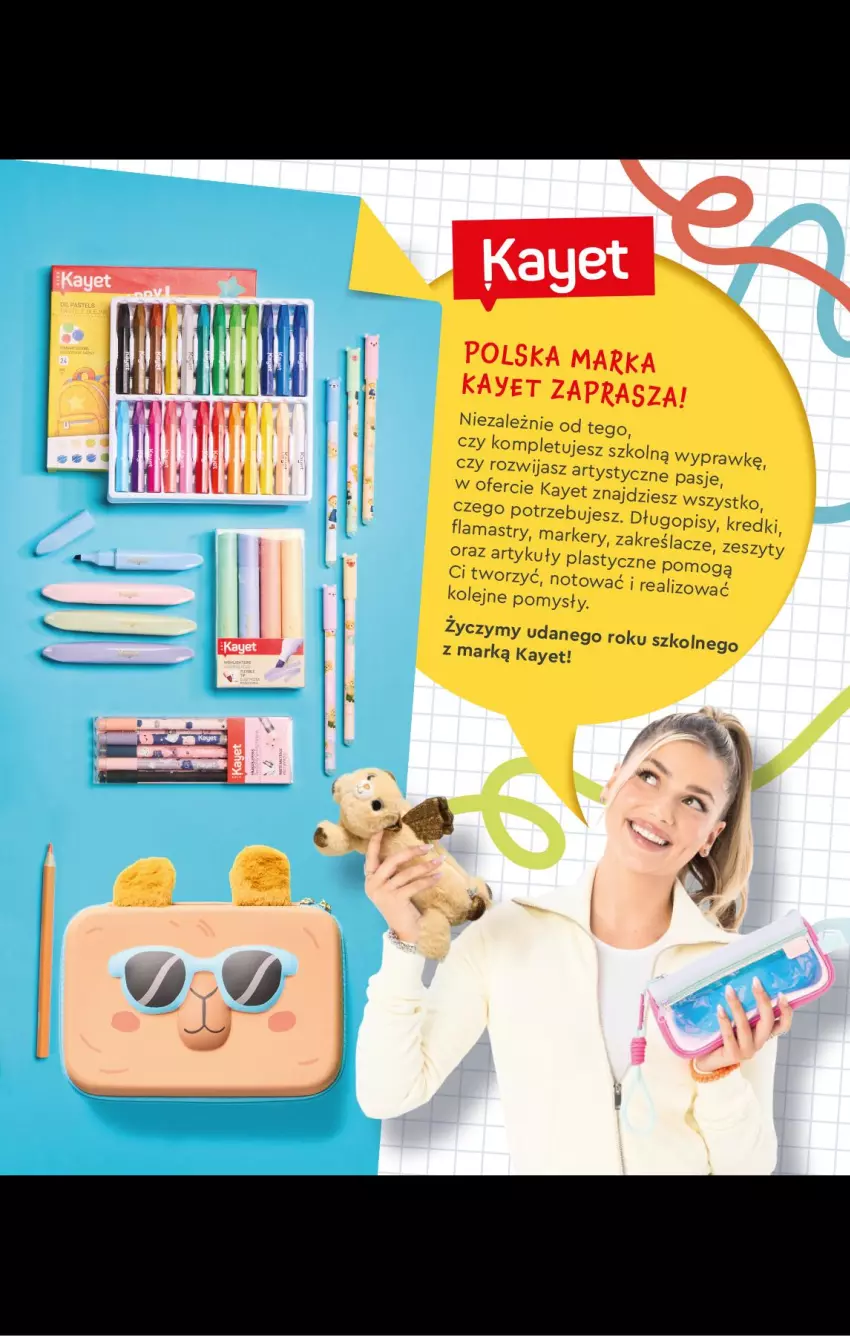 Gazetka promocyjna Biedronka - Gazetka - ważna 20.07 do 31.08.2026 - strona 3 - produkty: Długopis, Flamastry, Marker, Olej