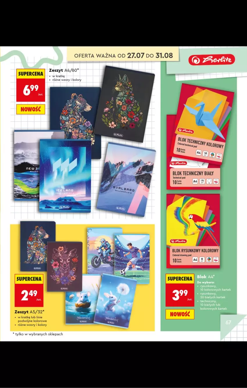 Gazetka promocyjna Biedronka - Gazetka - ważna 20.07 do 31.08.2026 - strona 67