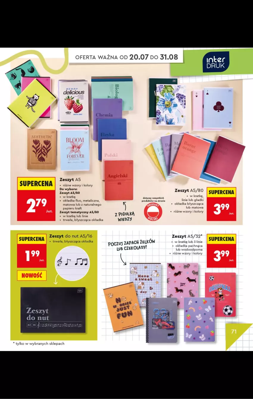 Gazetka promocyjna Biedronka - Gazetka - ważna 20.07 do 31.08.2026 - strona 71 - produkty: Dell, Papier, Por