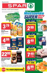 Gazetka promocyjna Spar - Spar - Gazetka - ważna od 22.02 do 22.02.2023 - strona 1 - produkty: Kurczak, Makaron, Kawa rozpuszczalna, Sok, Ryż, Kawa, Lack, Sonko, Spaghetti, Barilla, Ryż biały, Hortex, LG
