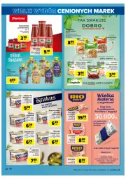 Gazetka promocyjna Carrefour - Gazetka Wielki wybór cenionych marek - Gazetka - ważna od 12.03 do 12.03.2022 - strona 28 - produkty: Sałatka, Koncentrat pomidorowy, Dawtona, Ser, Ryż, Mus, Rio Mare, Bonduelle, Bulgur, Sałat, Fasola, Tuńczyk, Kukurydza, LG, Fa