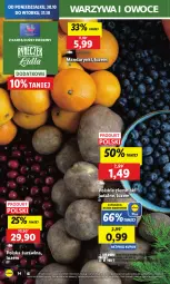 Gazetka promocyjna Lidl - GAZETKA - Gazetka - ważna od 31.10 do 31.10.2023 - strona 28 - produkty: Mandarynki, Warzywa, Ser, Gra, Warzywa i owoce, Ziemniaki, Owoce, Chleb, Olej, Fa