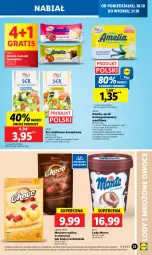 Gazetka promocyjna Lidl - GAZETKA - Gazetka - ważna od 31.10 do 31.10.2023 - strona 47 - produkty: Ser, Gra, Zott, Serek homogenizowany, Lody, Sałat, Serek, Pilos, Maliny, Tonik, Ser sałatkowo-kanapkowy, Baton, Owoce, Batonik twarogowy, Olej, Monte